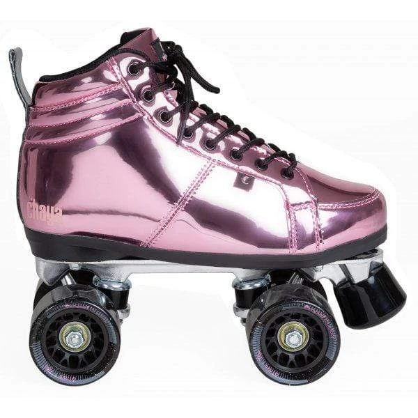 CHAYA VINTAGE PINK LASER ROLLER SKATES, NEW! JUST IN - Image 3