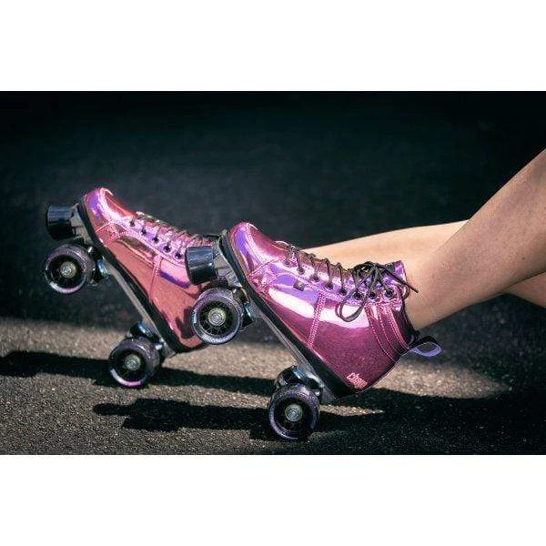CHAYA VINTAGE PINK LASER ROLLER SKATES, NEW! JUST IN - Image 5