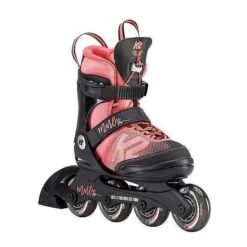 K2 Marlee Pro Coral Kids Adjustable Inline Skates