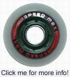 SpeedMax Artistic Inline Wheels 89A (set Of 6) For Snow White Inline Frames