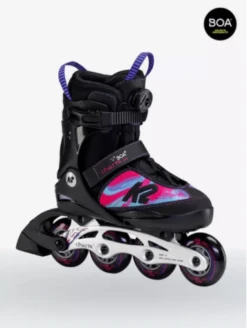 K2 CHARM BOA ALU Kids Adjustable Skates
