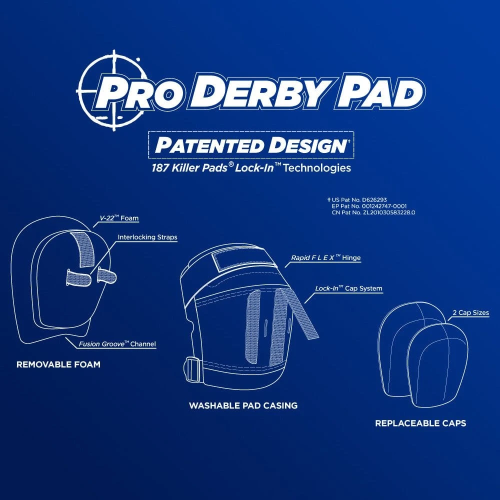 187 Killer Pads | Pro Derby Knee - Image 7
