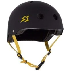S-One Lifer Helmet : Matte Black Coloured Straps
