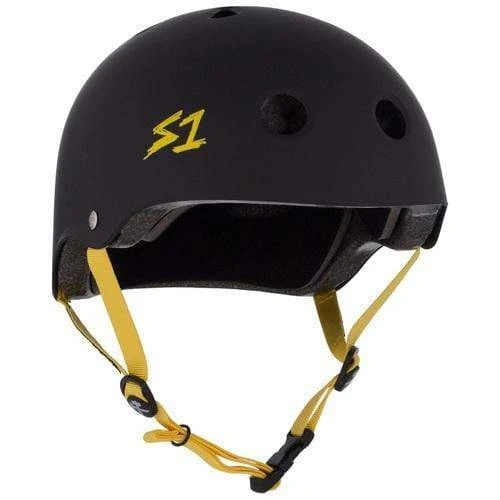 S-One Lifer Helmet : Matte Black Coloured Straps