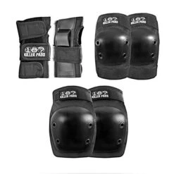 187 KILLER PADS SIX PACK : BLACK : ADULT