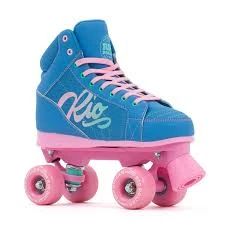 RIO ROLLER LUMINA ROLLER SKATES BLUE PINK