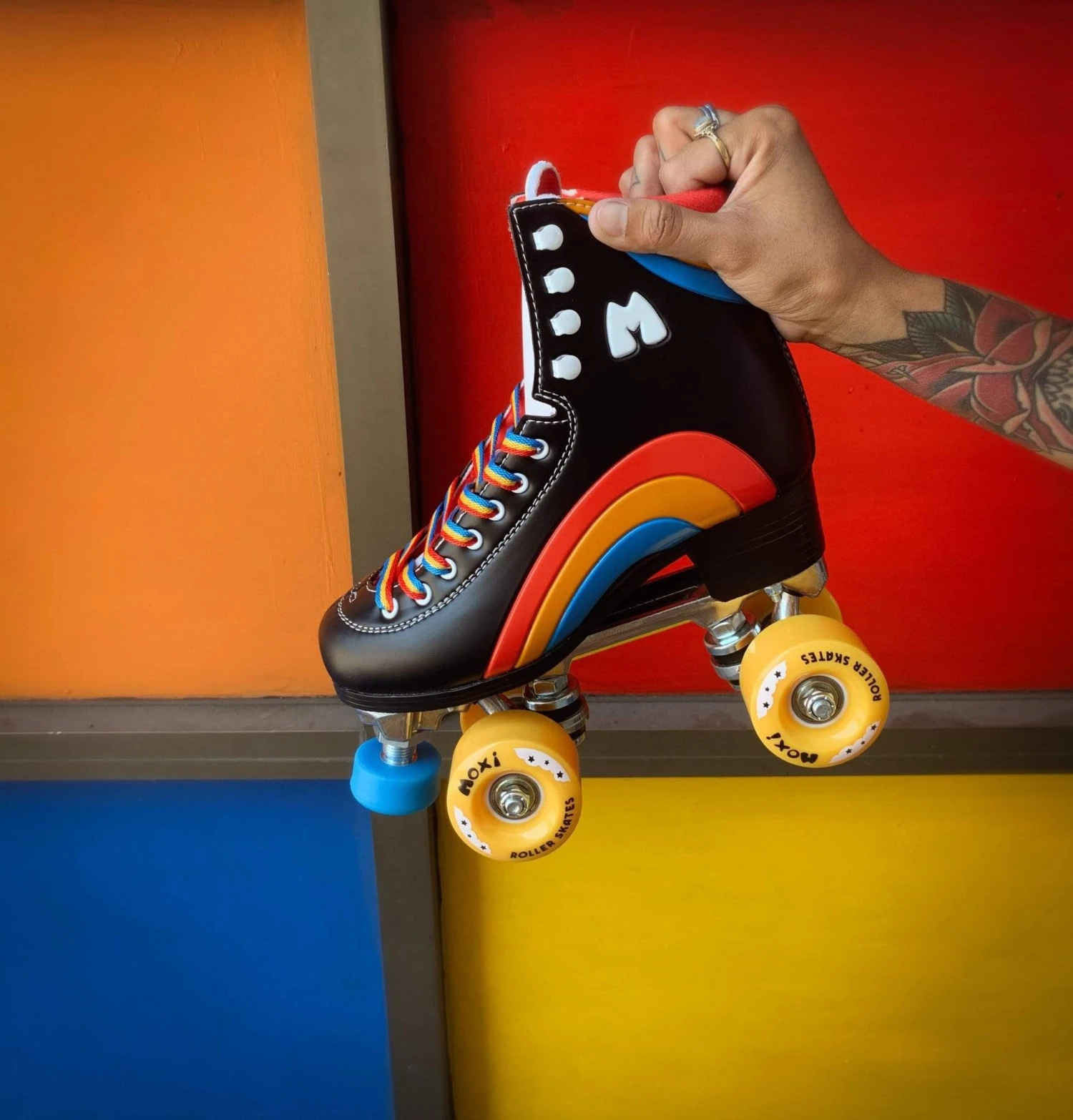 MOXI RAINBOW RIDER ASPHALT BLACK SKATES - Image 5