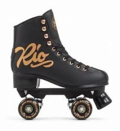 RIO ROLLER ROSE BLACK SKATES
