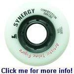 Synergy Artistic Inline Wheels 72mm 89A (Set Of 6) For Snow White Inline Frames