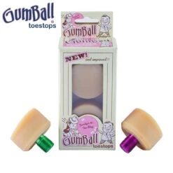 Gumball Toe Stops - Coloured, Flat