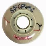 Spiral Artistic Inline Wheels 84A (set Of 6) For Snow White Inline Frames
